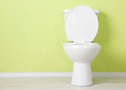 Toilet Connected to Septic Tank