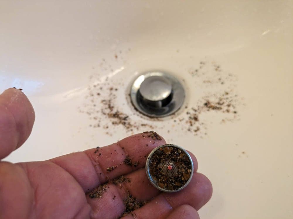 Sand in Drain